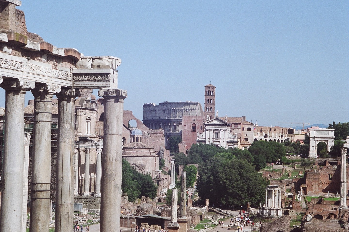 panorámica de roma